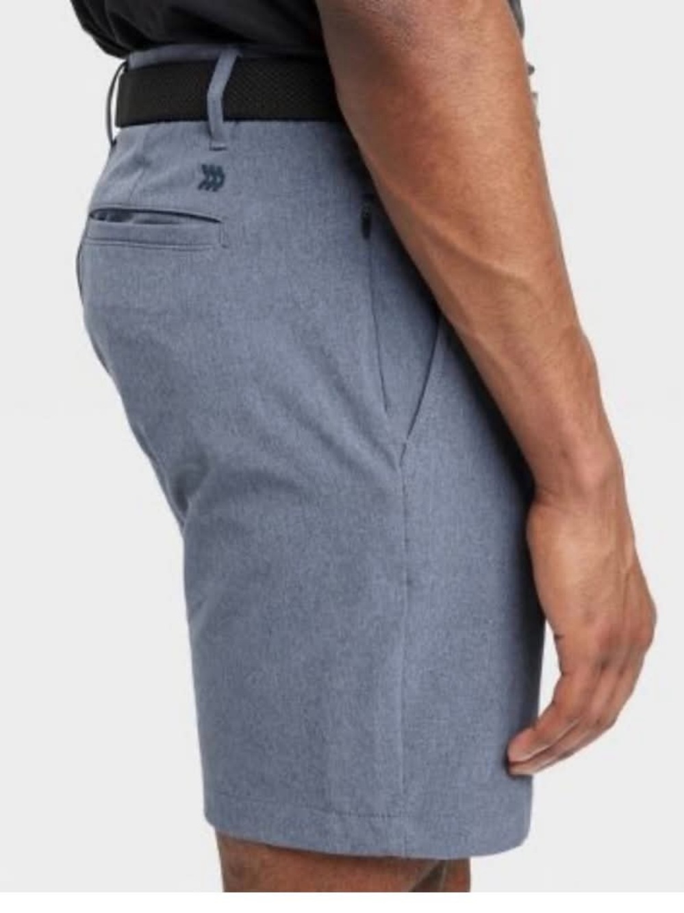 Target Men's Flat-Front Tech Shorts - Heather Blue
